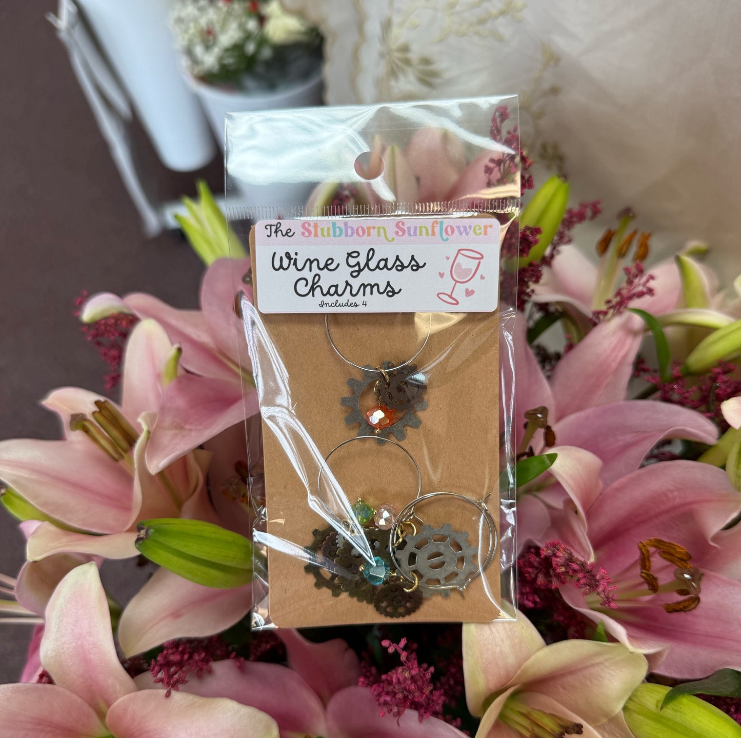 Wine Glass Charms | Set of 4