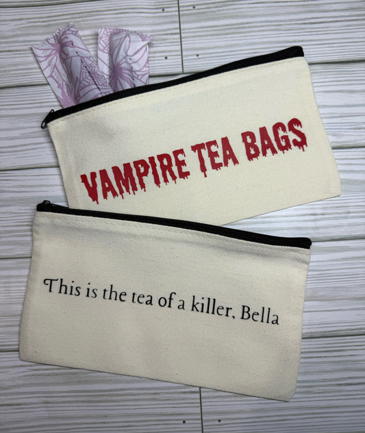 Vampire Tea Bags Period Pouch