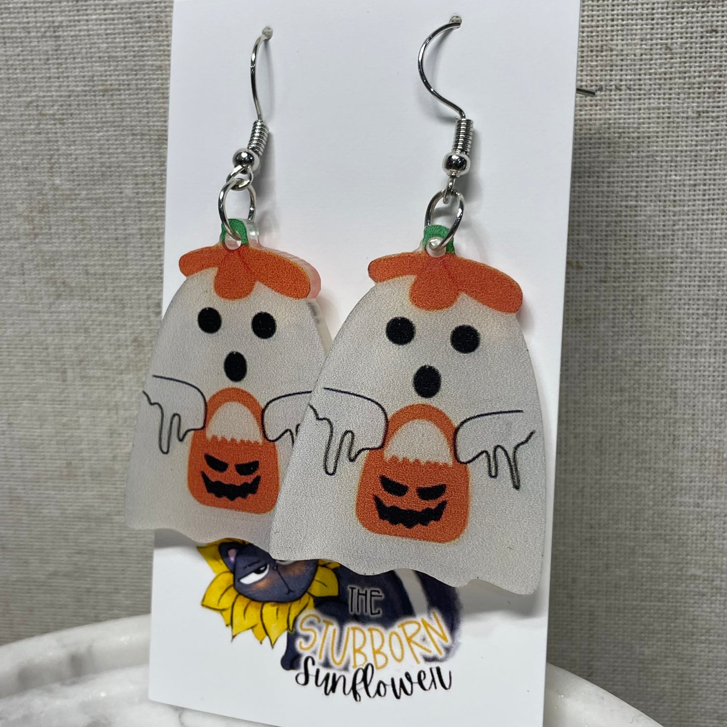 Trick or Treat Ghost Earrings