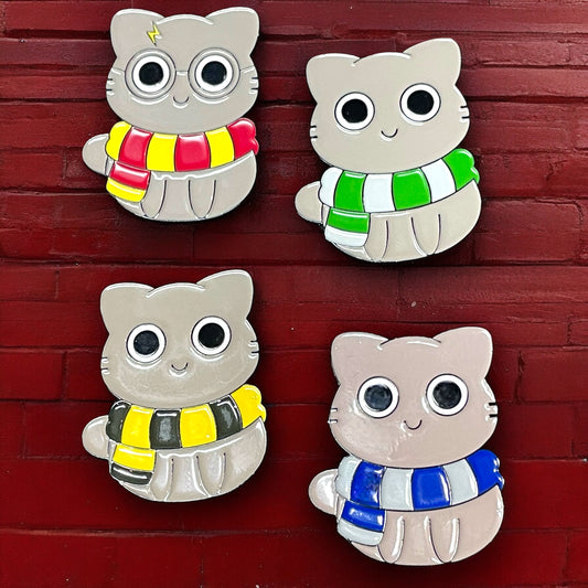 Harry Potter House Cat Pins