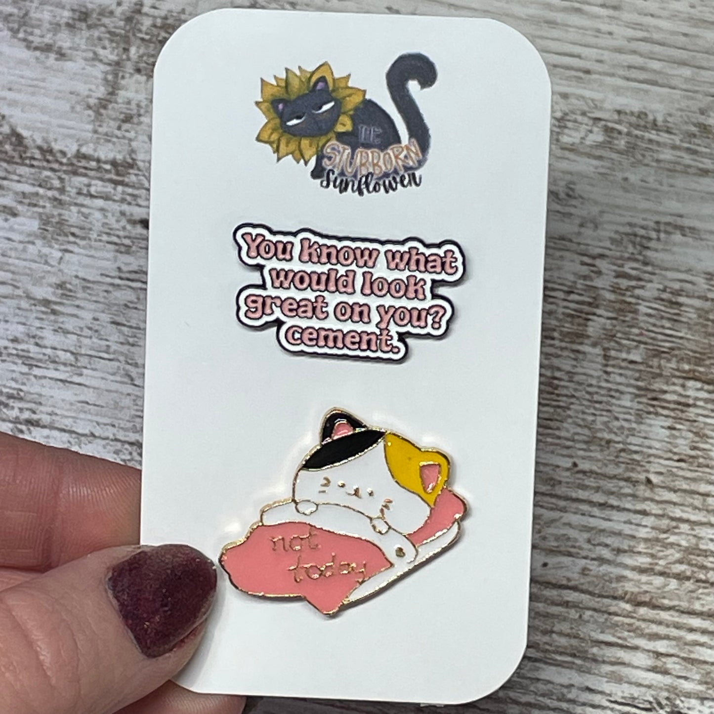 Comical Cat Nap Pin Packs