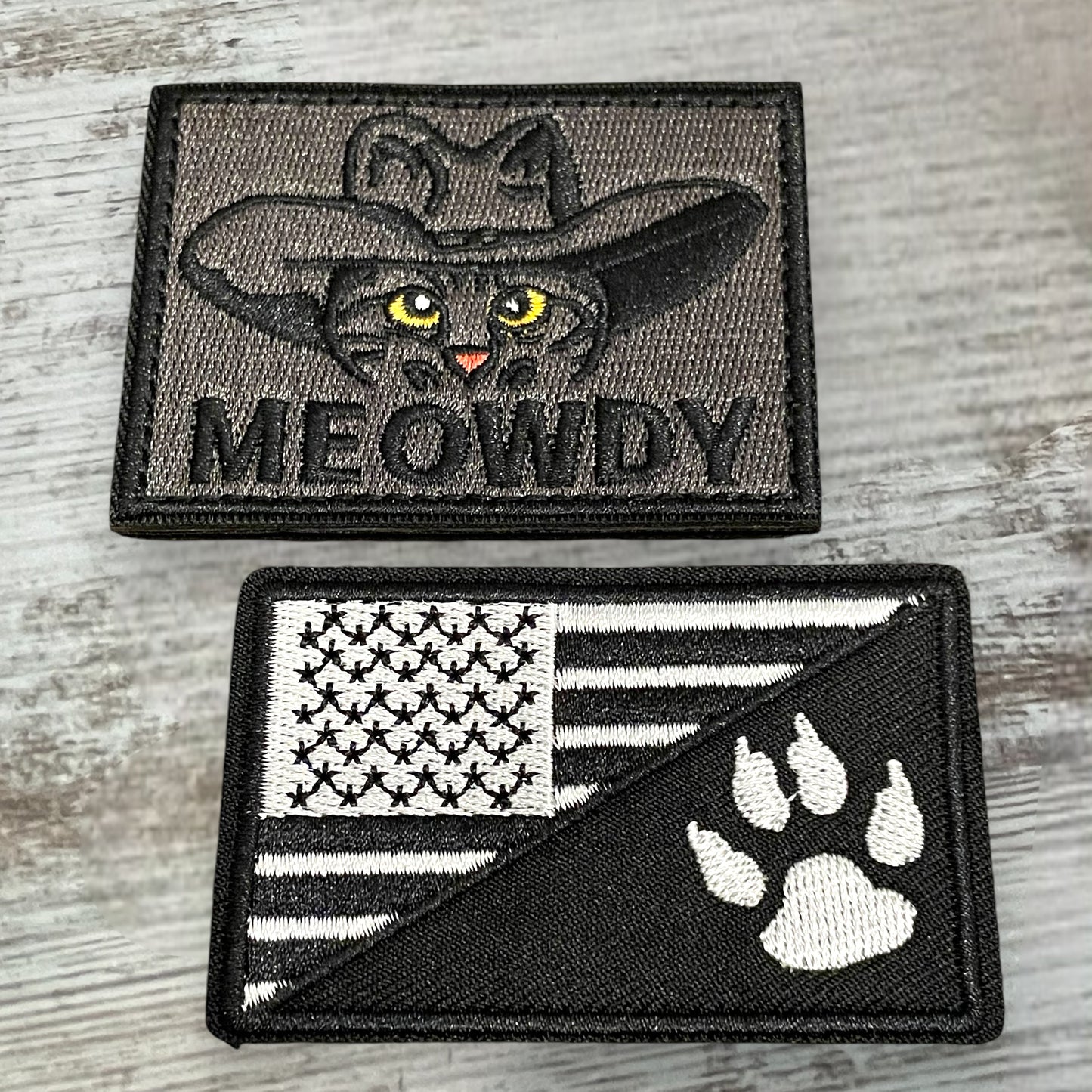 Meowdy & K9 Flag Patches