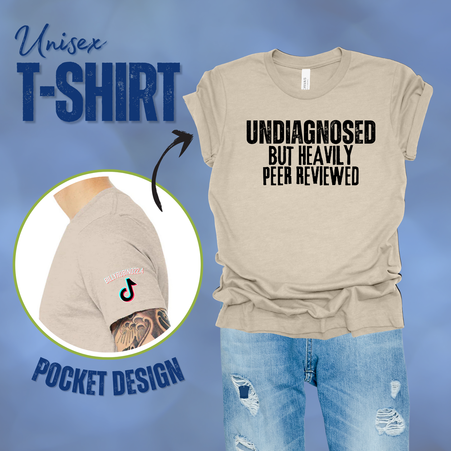 Heavily Peer Reviewed T-Shirt || Billy Rubino