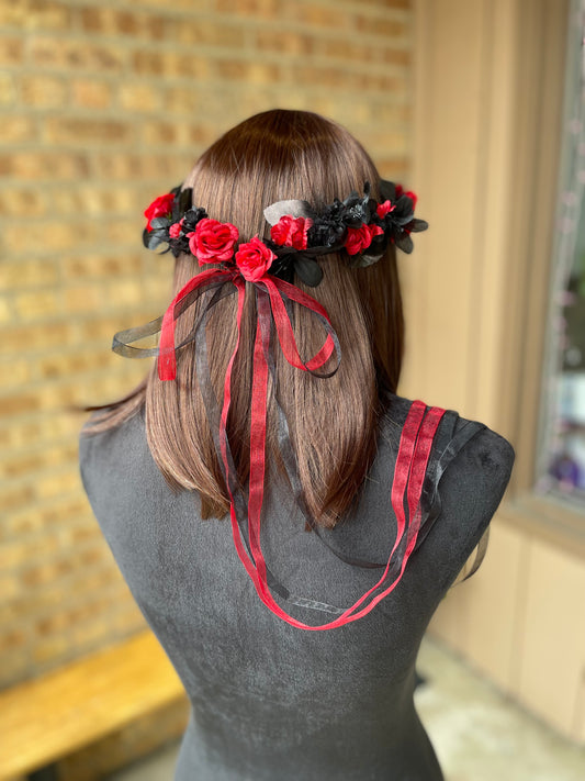Dark Side Flower Crown - Adult