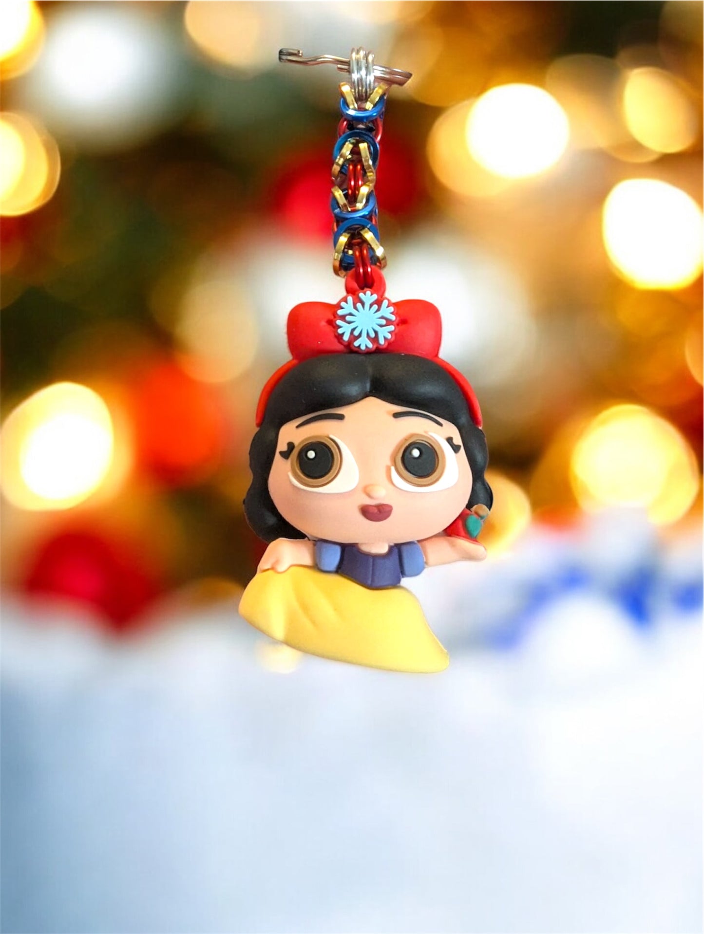 Chainmaille Christmas Themed Keychains