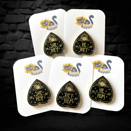 Planchette Pronoun Pins