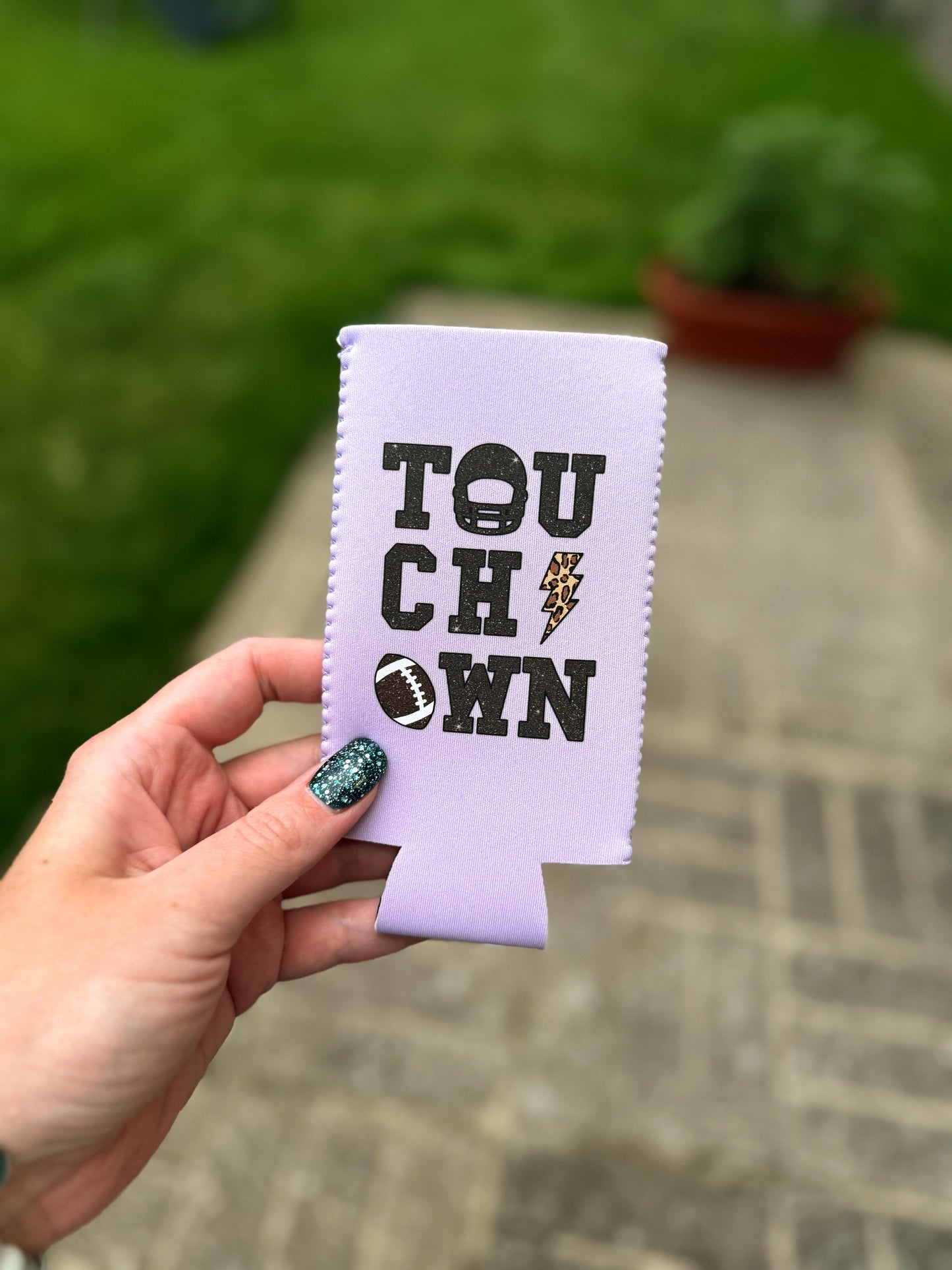 Touchdown Slim Can Koozie