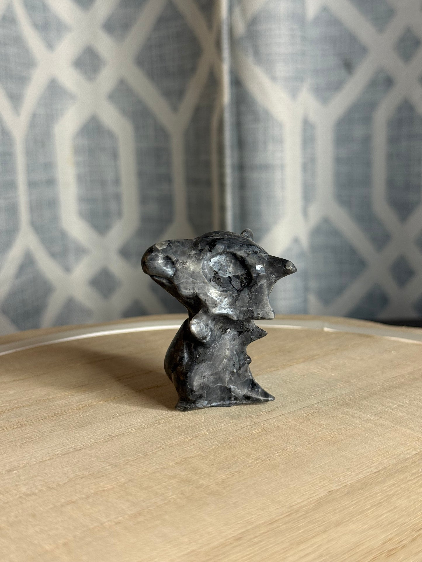 Larvikite Cubone Carving