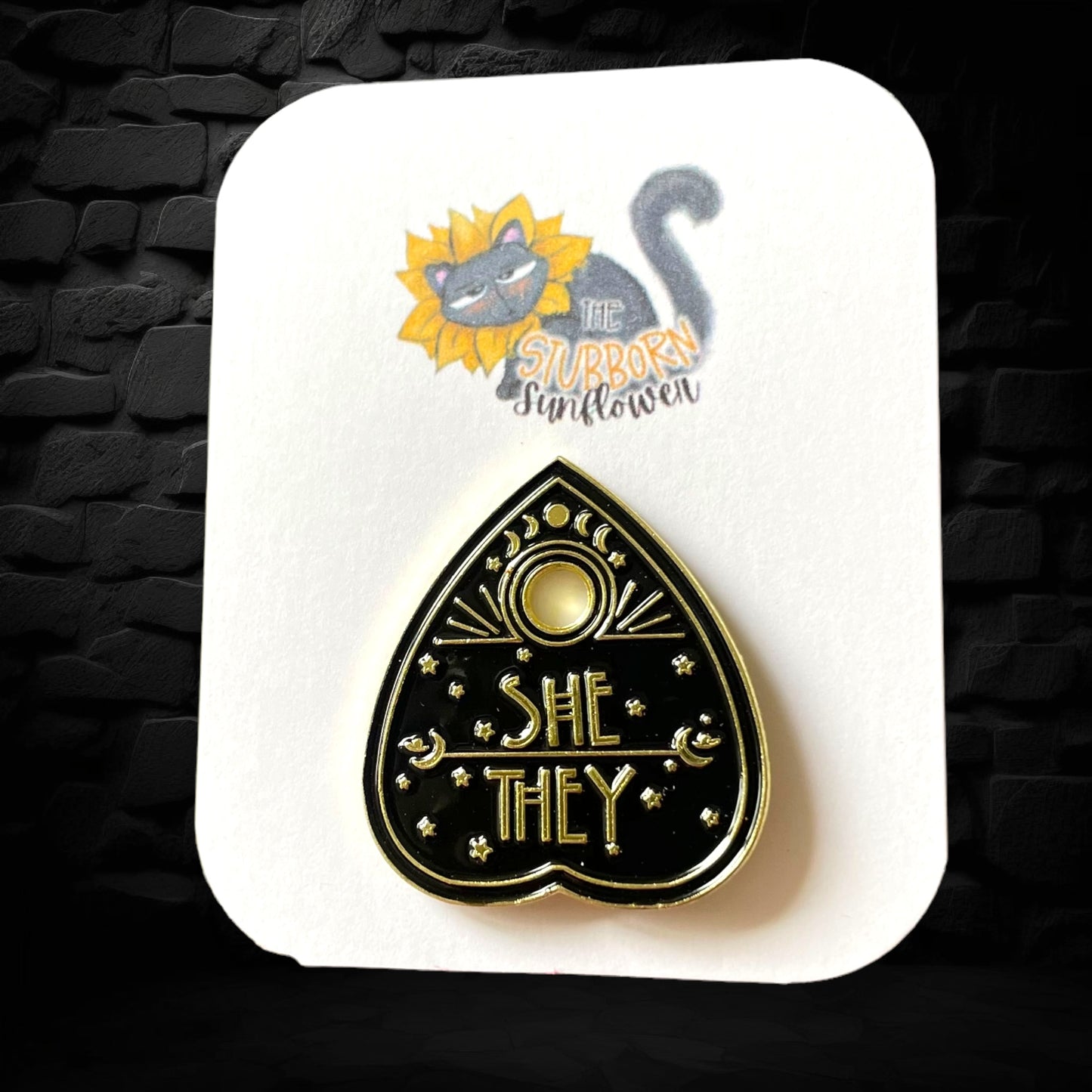 Planchette Pronoun Pins