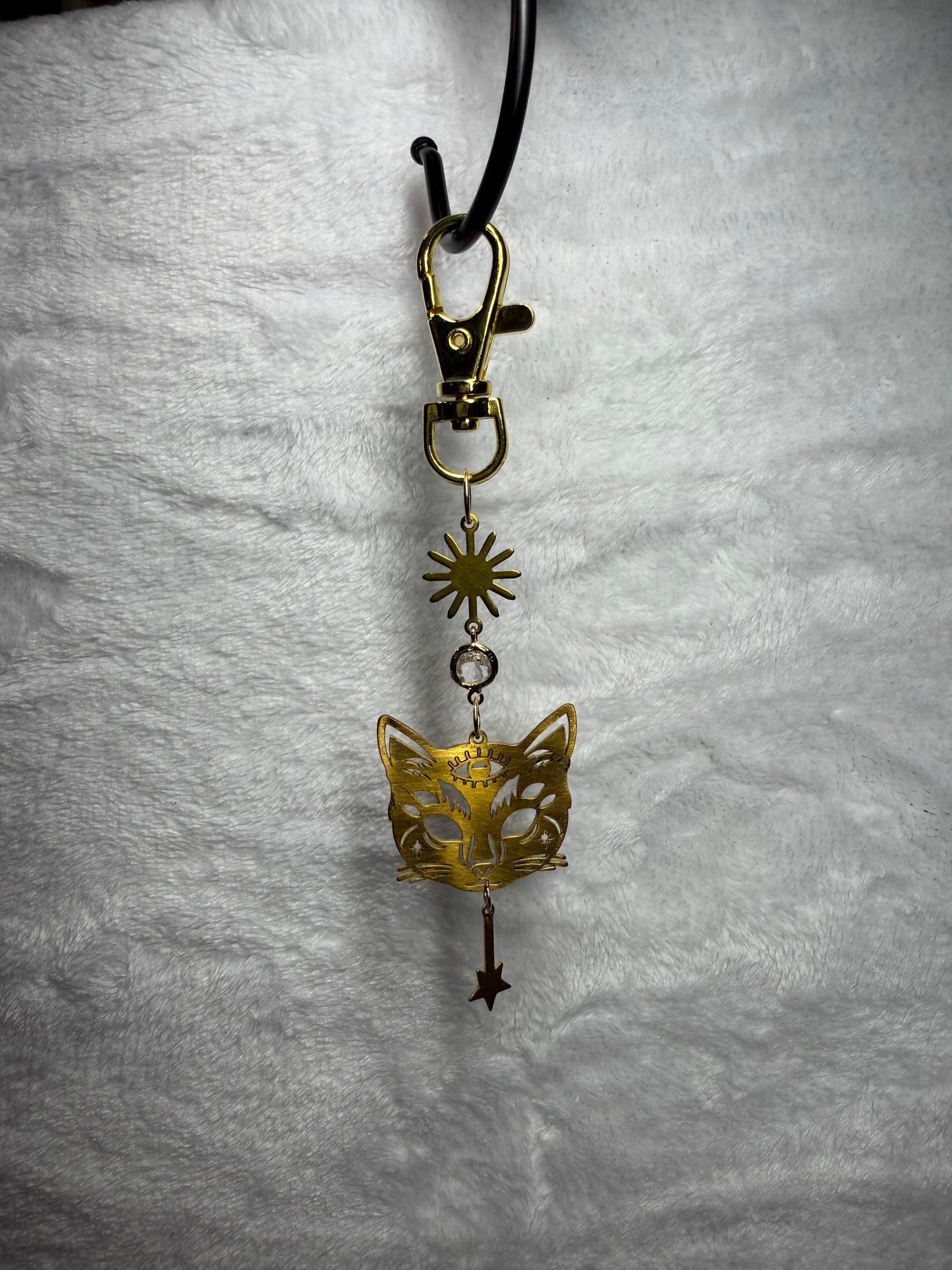 Cat of Wisdom Bag Charm