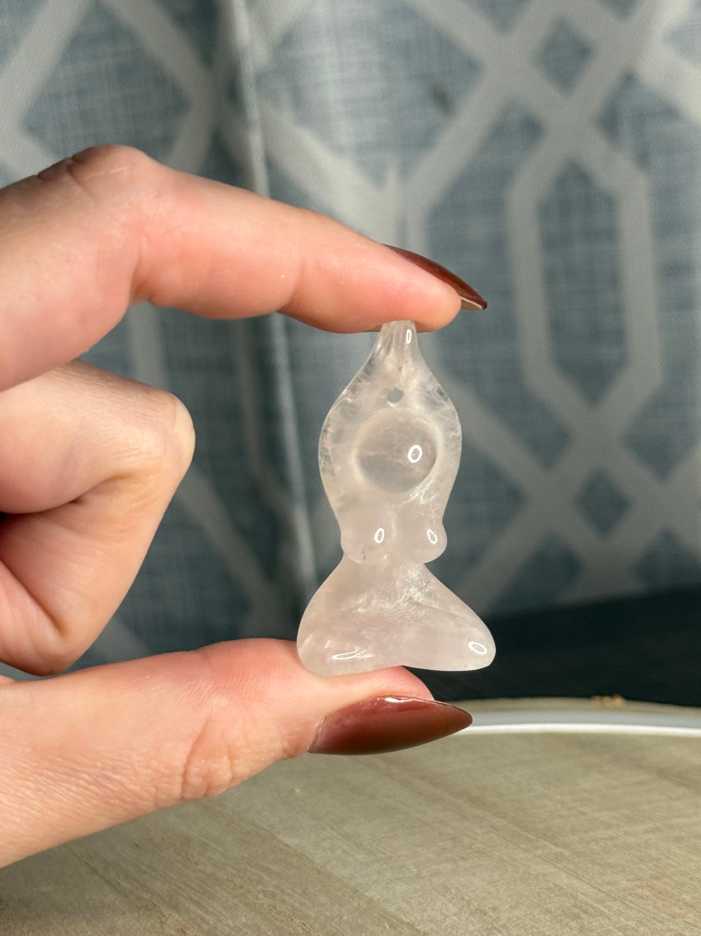 Rose Quartz Crystal Goddess