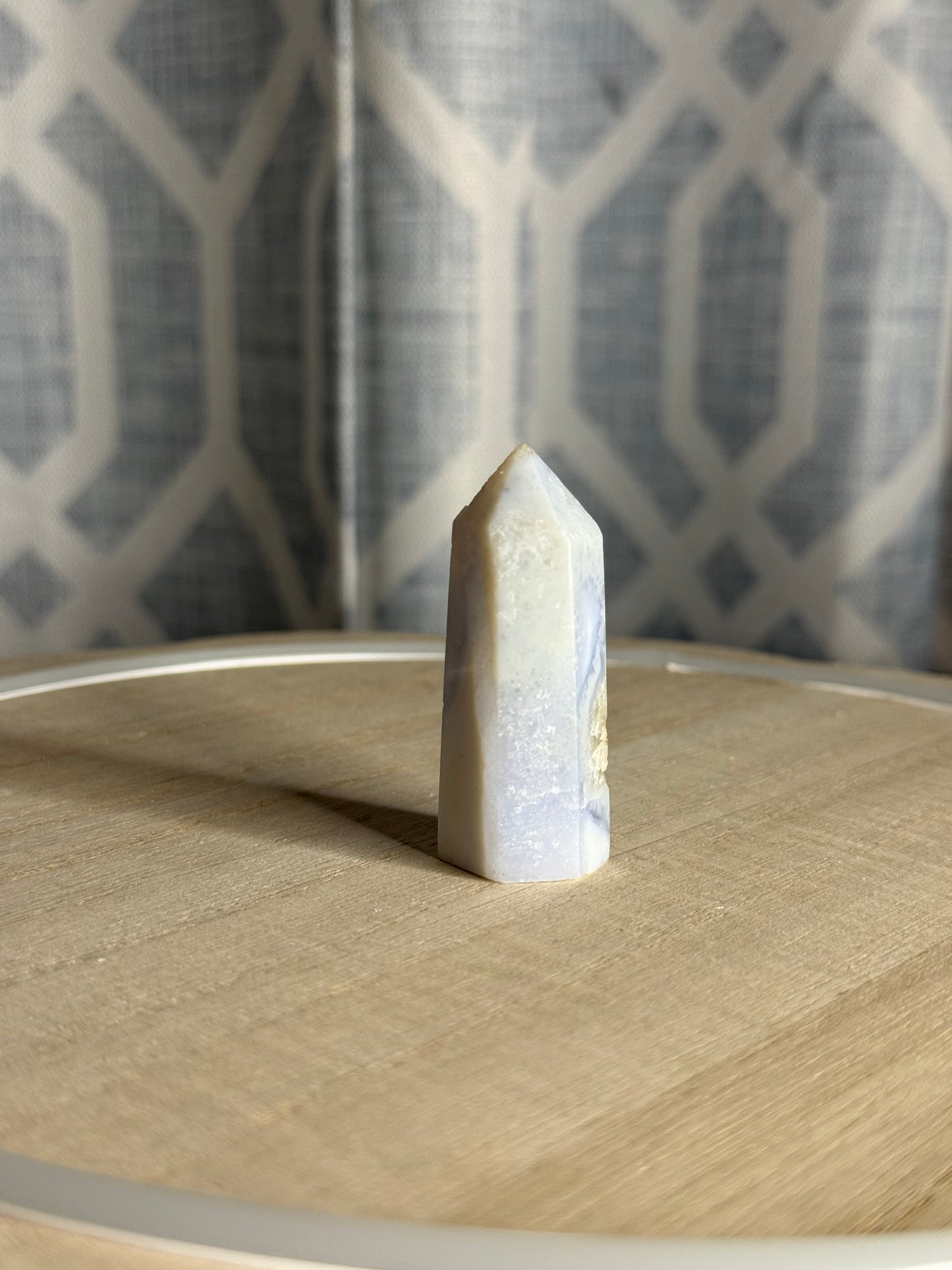 Blue Lace Agate Tower