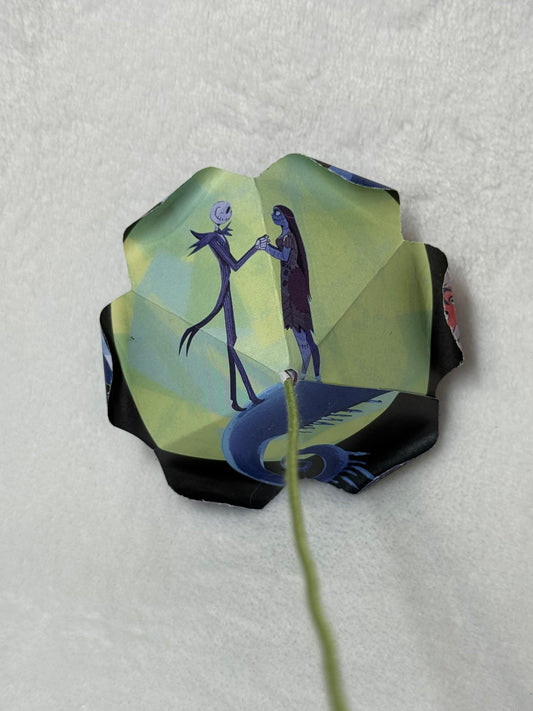 Nightmare Before Christmas Paper Rose