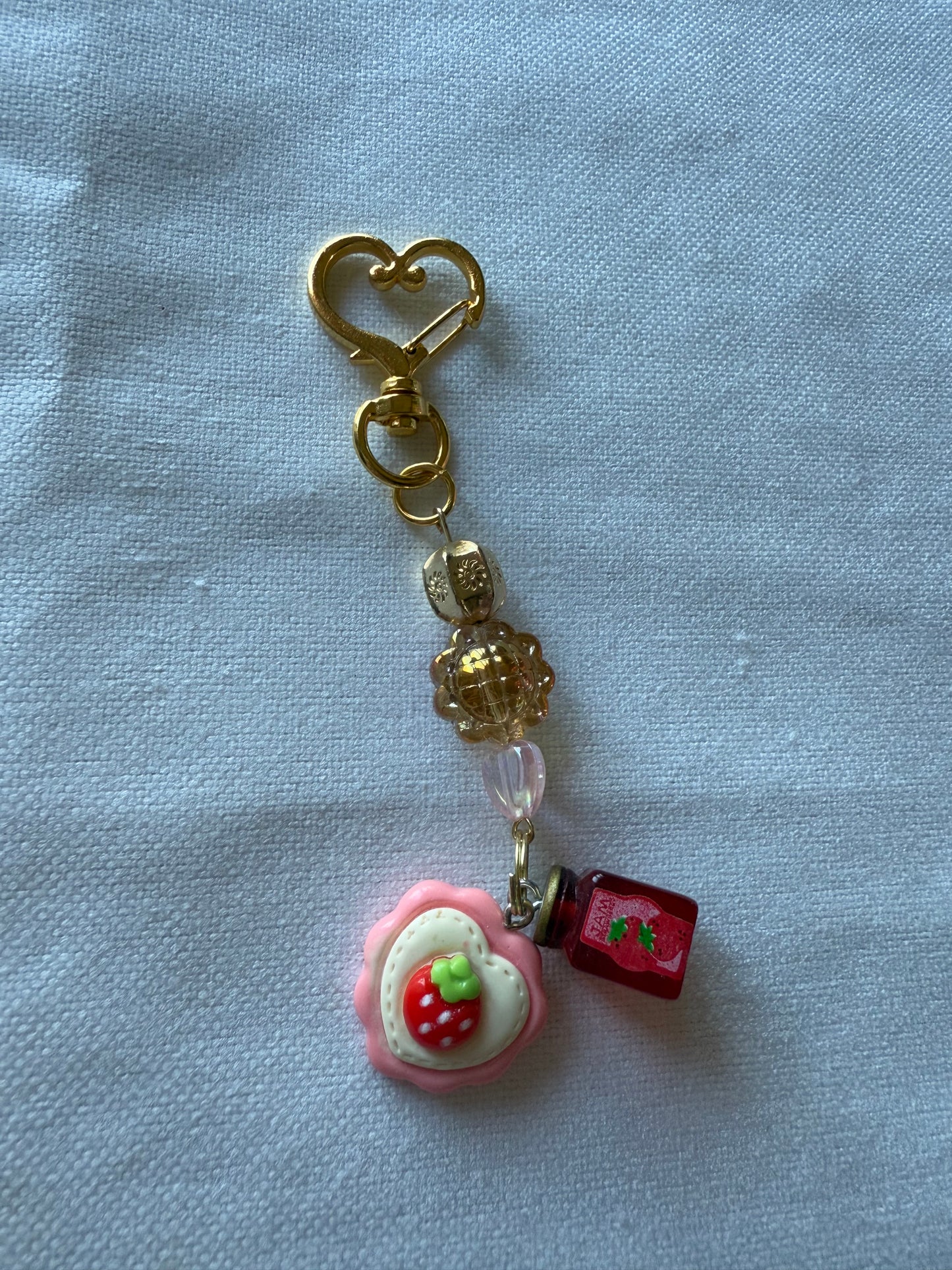 Strawberry Jam Keychain