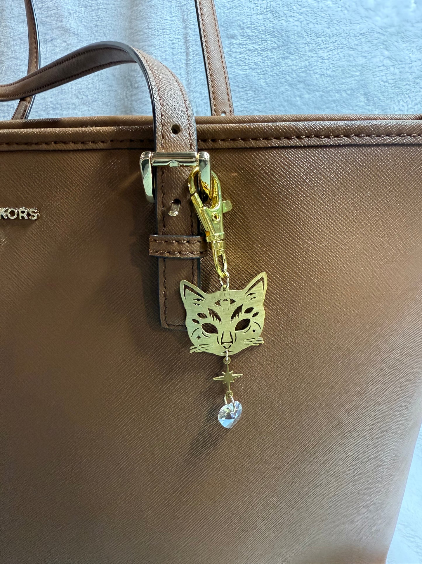 Cat of Wisdom Bag Charm