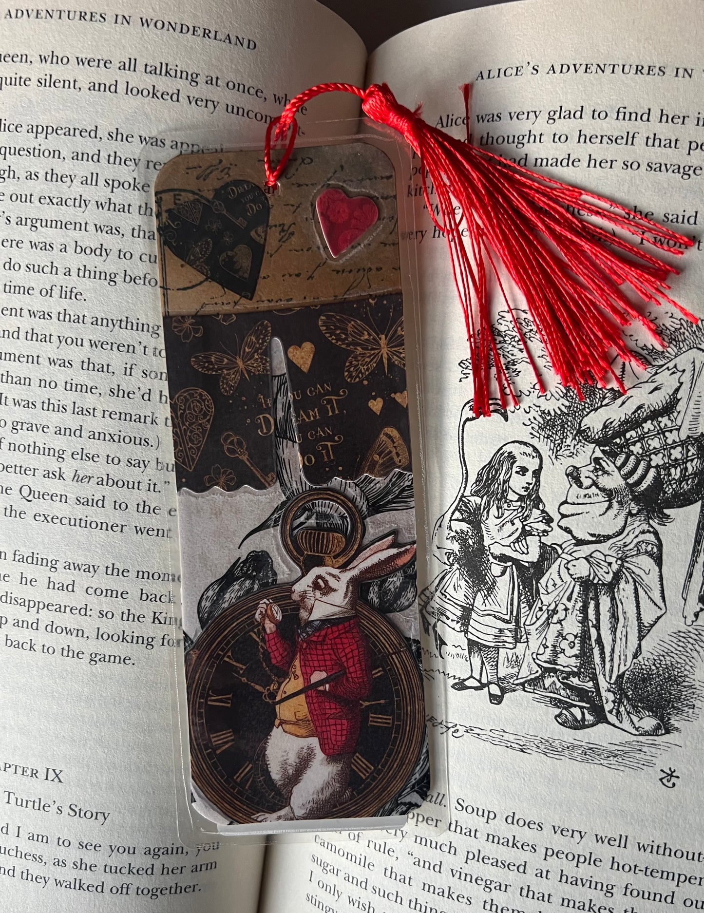 White Rabbit Bookmark