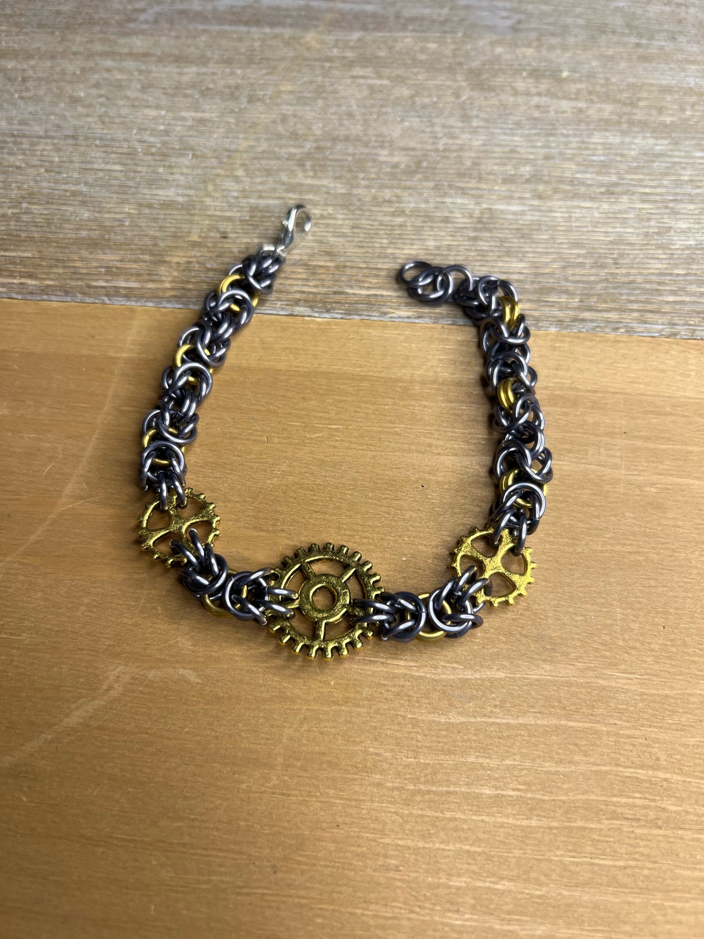 Chainmaille Steampunk Bracelets