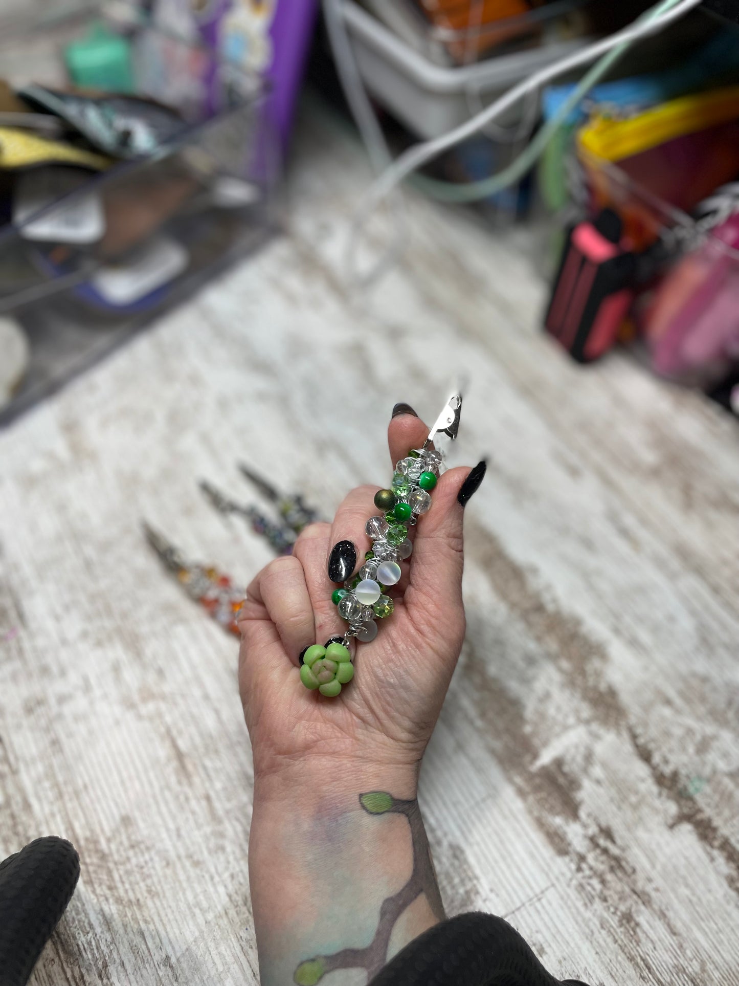 Beaded 420 Roach Clip