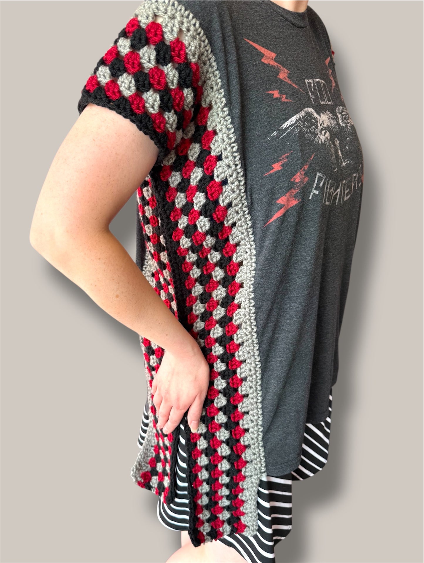 Crochet Foo Fighters T-Shirt | Medium