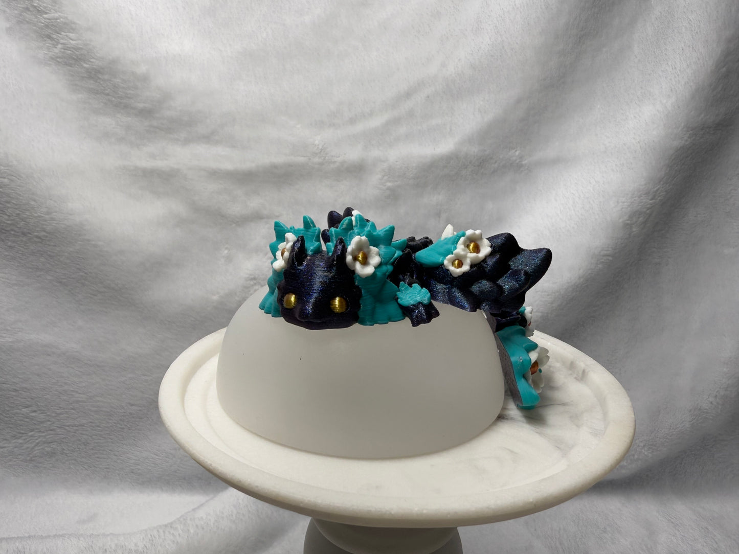 Blue Floral Kosha / 3D Printed