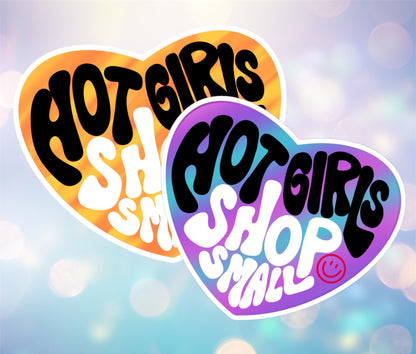 Hot Girls Shop Small Stickers