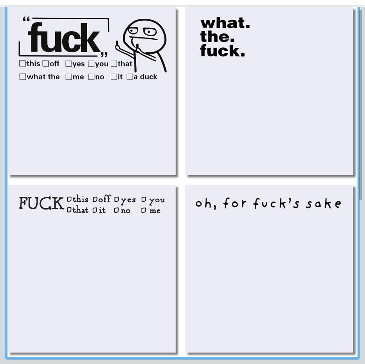 F*ck Sticky Notes