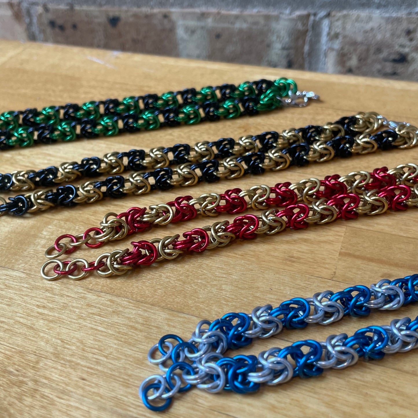 Chainmaille House Color Bracelets