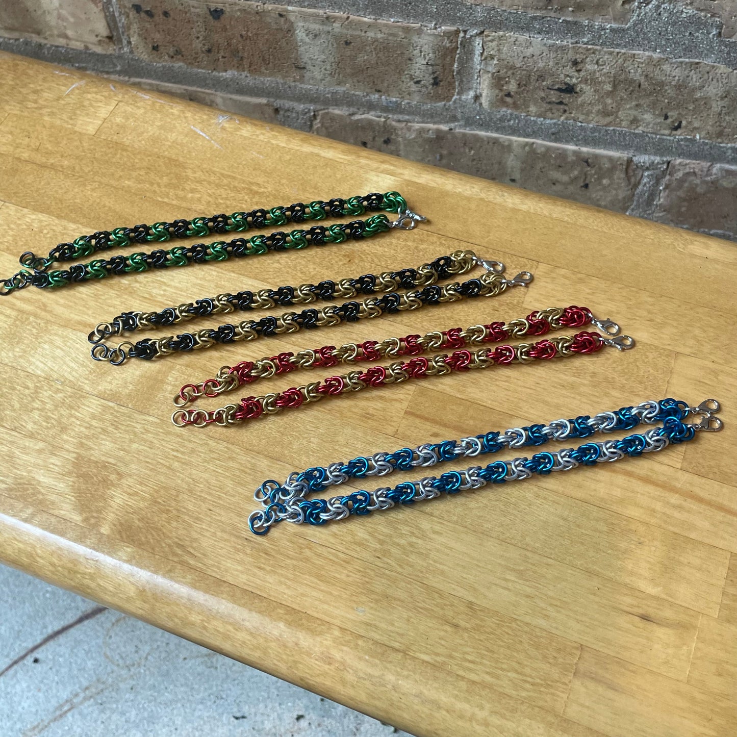 Chainmaille House Color Bracelets