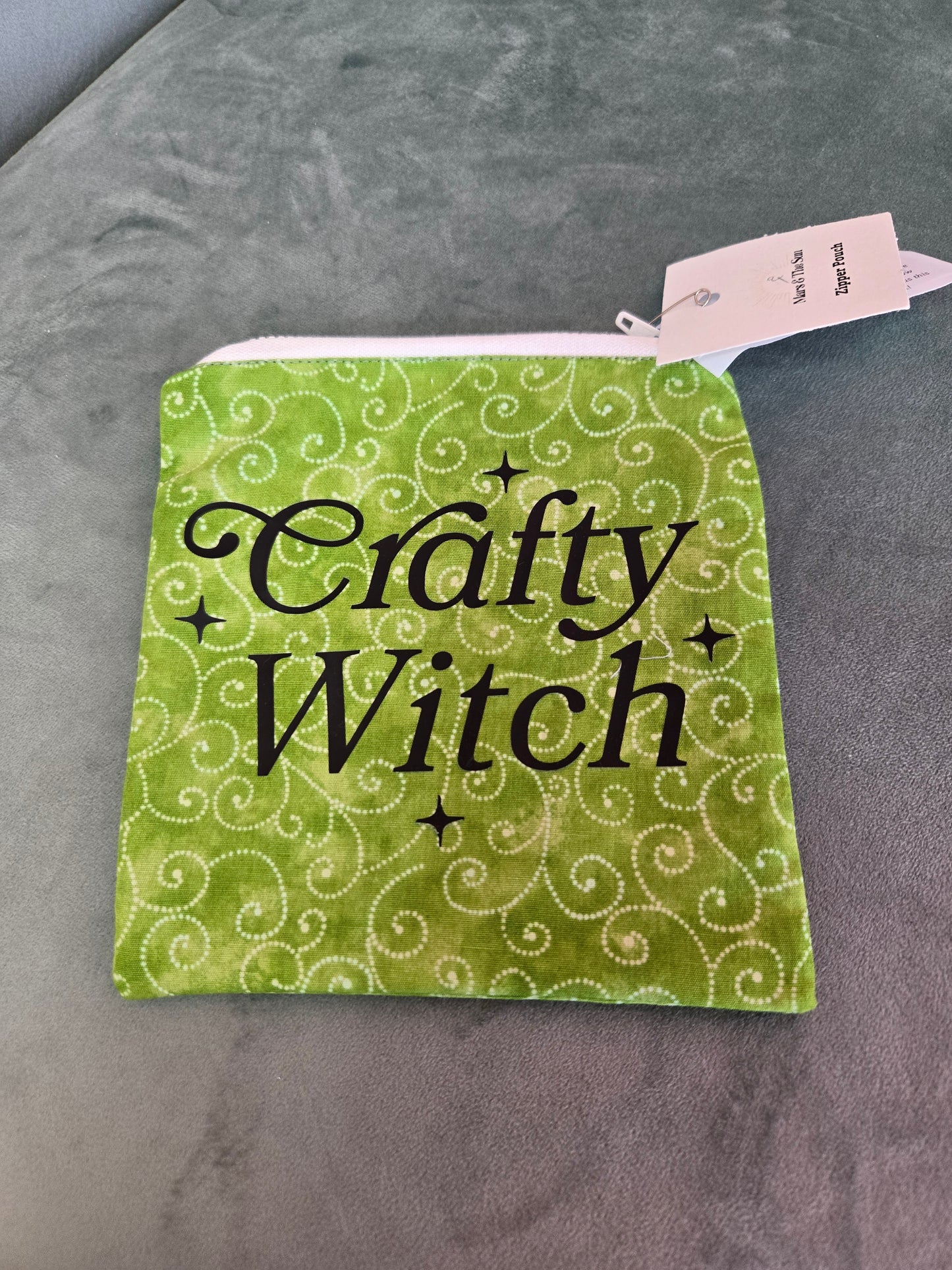 Upcycled Fabric Zipper Pouch || Repurposed Textile