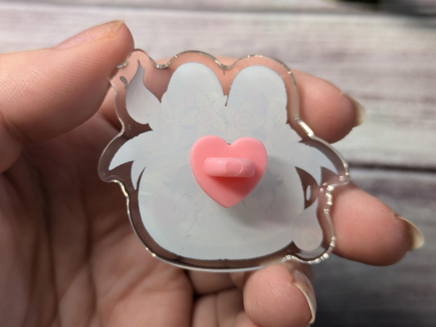 Beltane Bunny Acrylic Pin