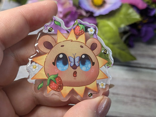 Litha Bear Acrylic Pin