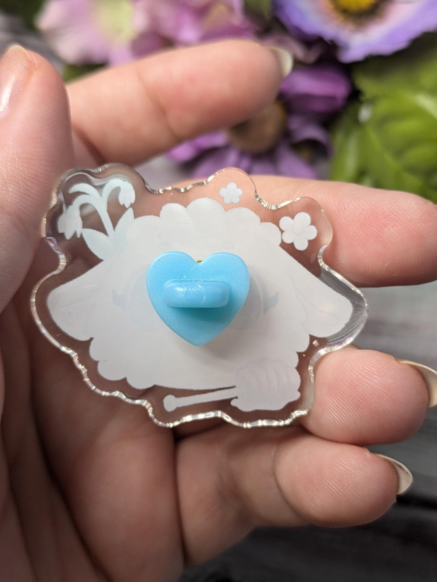Imbolc Sheep Acrylic Pin
