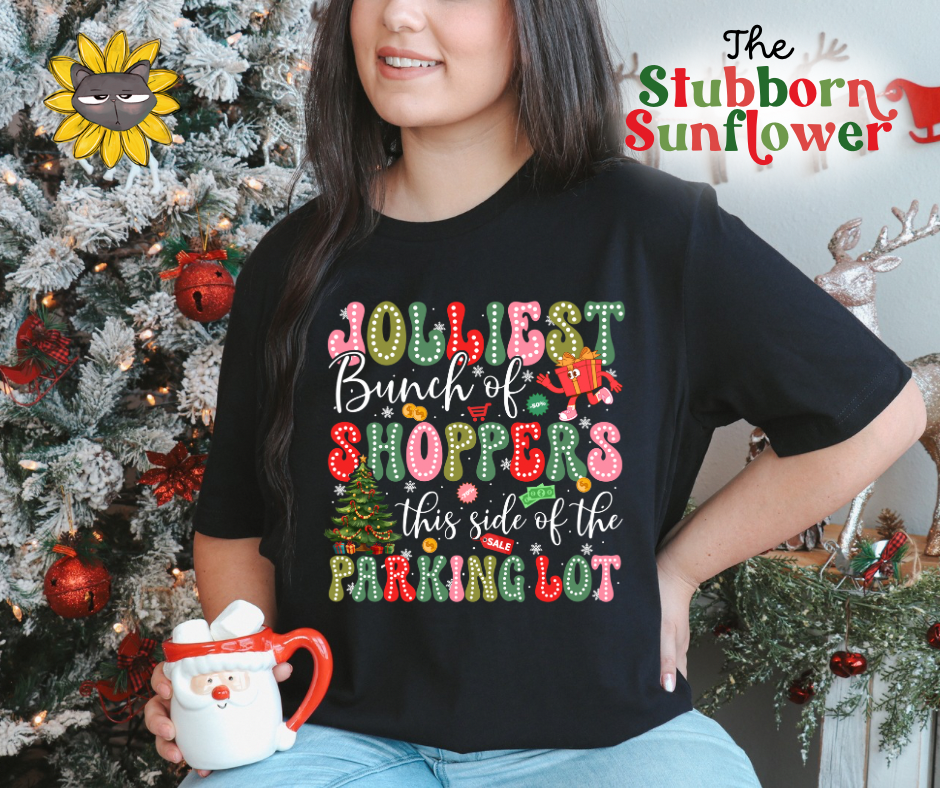 Jolliest Bunch Of Shoppers | Sweatshirt or T-Shirt