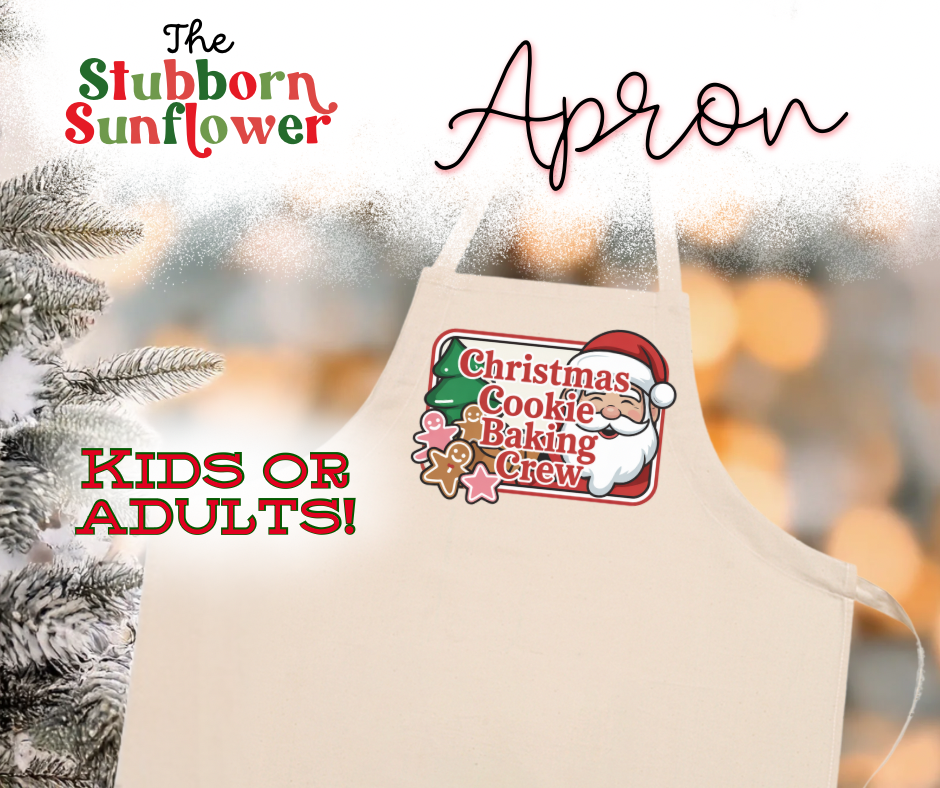 Christmas Cookie Baking Crew Apron