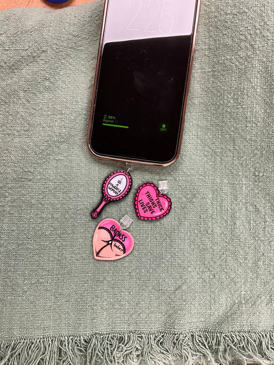 Kindle/USB-C Charms || Feminine Energy