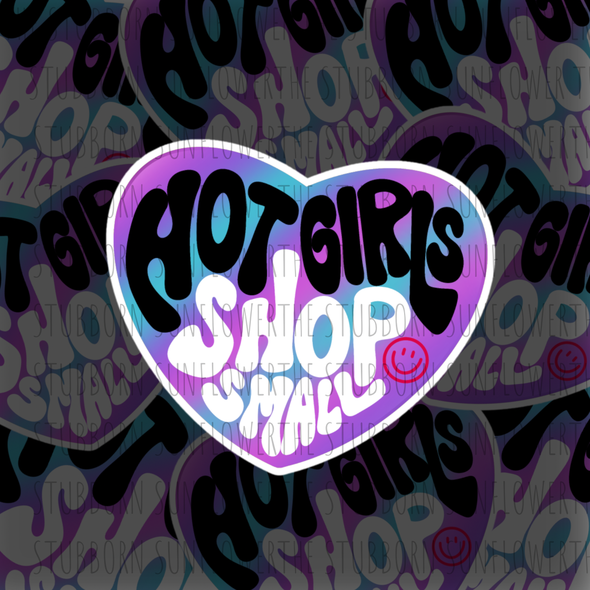 Hot Girls Shop Small Stickers