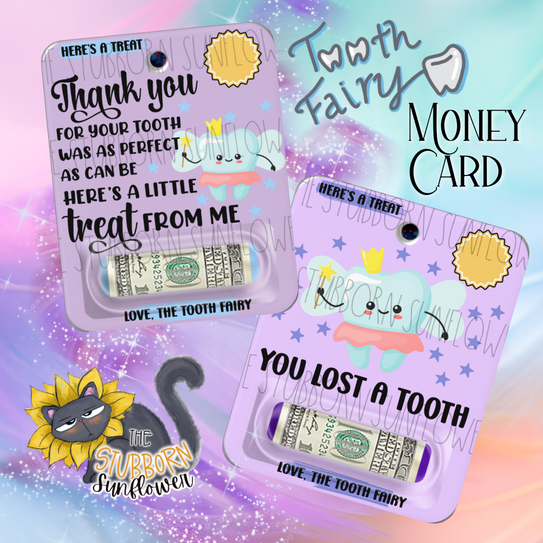 Tooth Fairy Money Cards