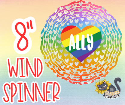 8” Pride Garden Wind Spinners