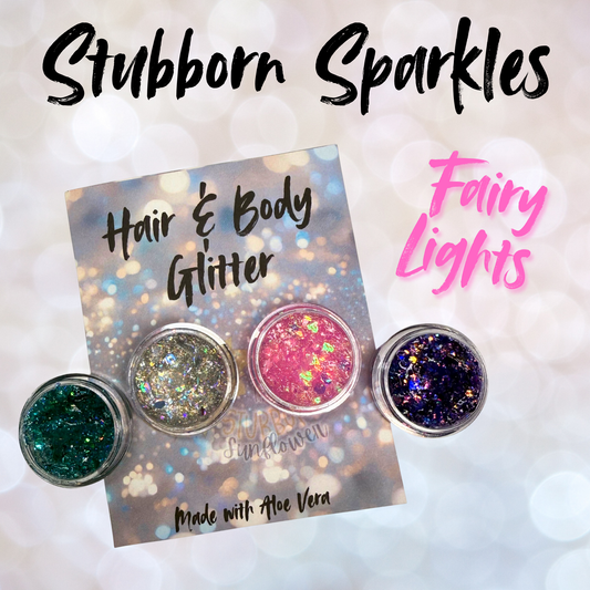 Stubborn Sparkles Hair and Body Glitter