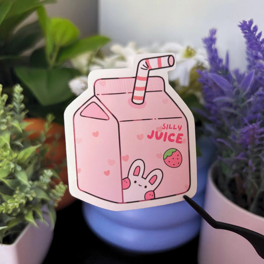 Silly Juice Carton Sticker