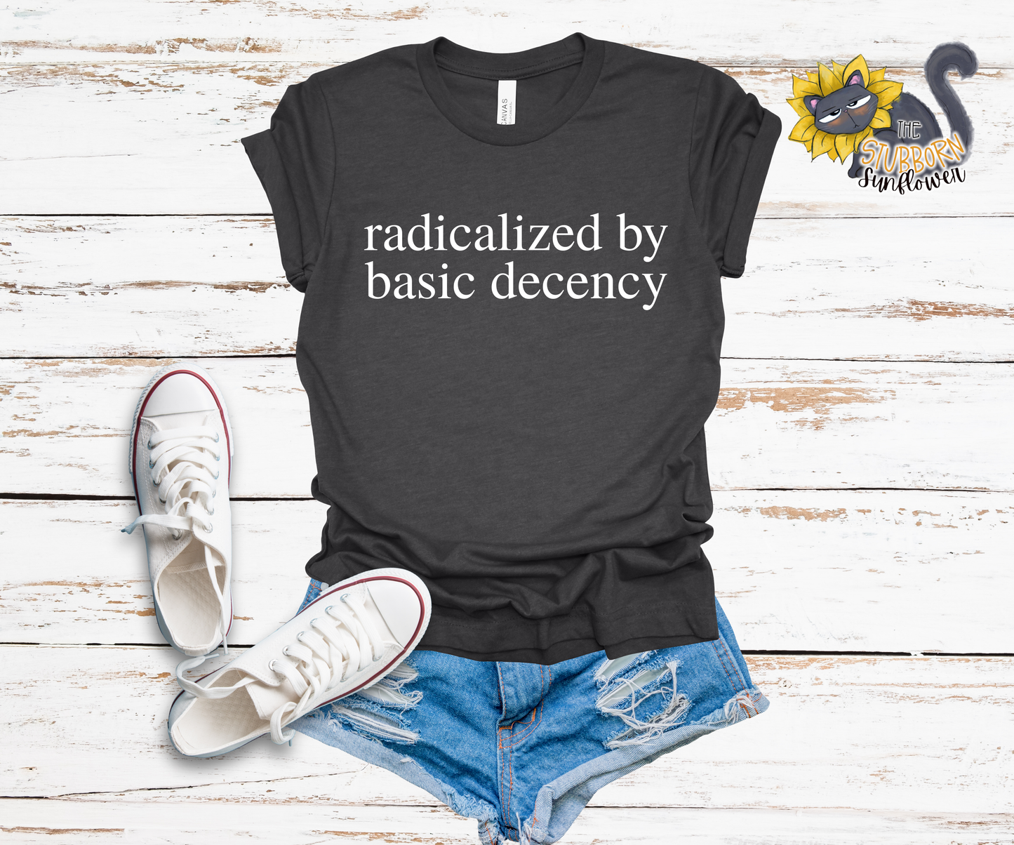 Radicalized by basic decency T-Shirt