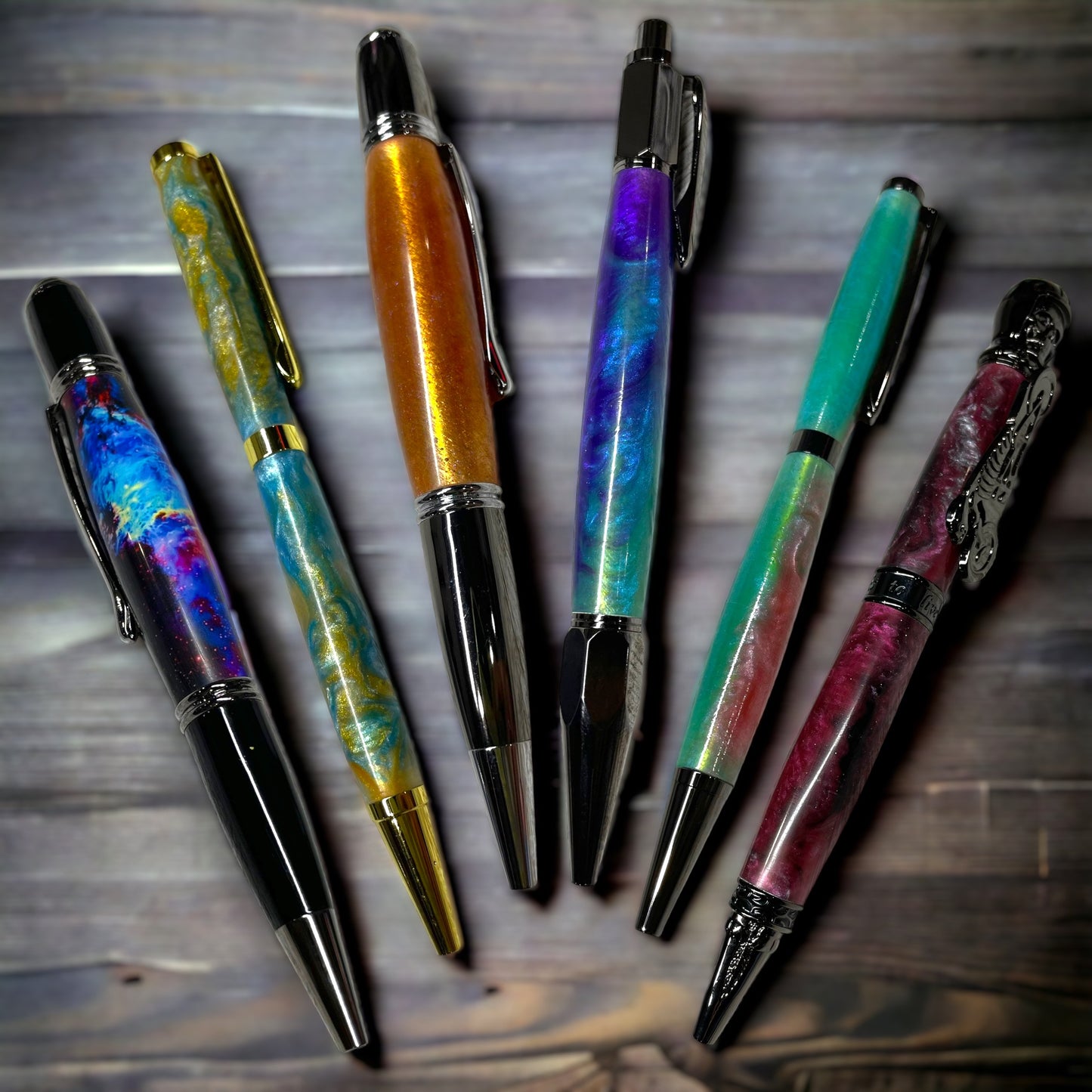 Hand Turned Resin Pens