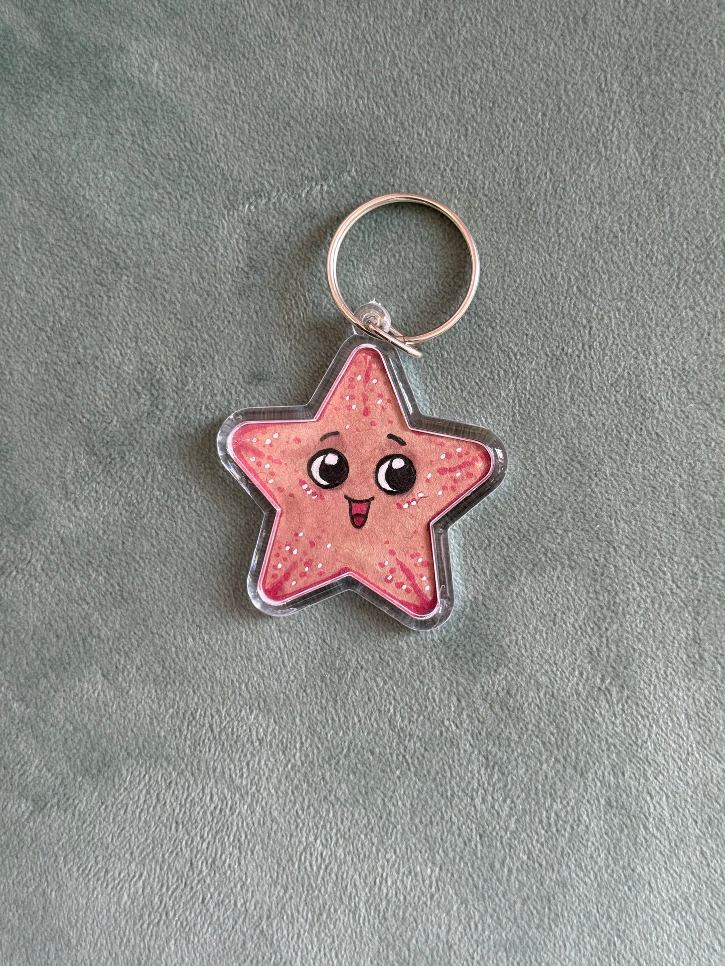 Starfish Keychain | Original Artwork