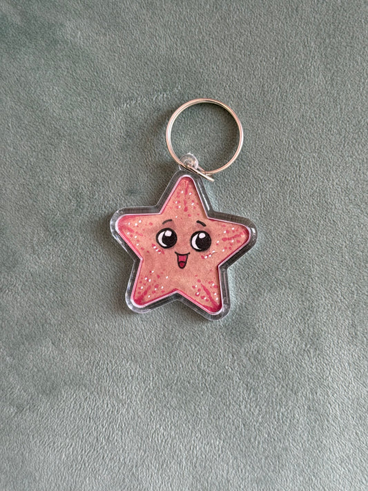 Starfish Keychain | Original Artwork