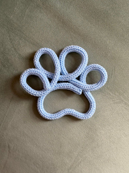 Crochet Paw Print