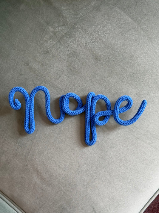 Crochet Nope