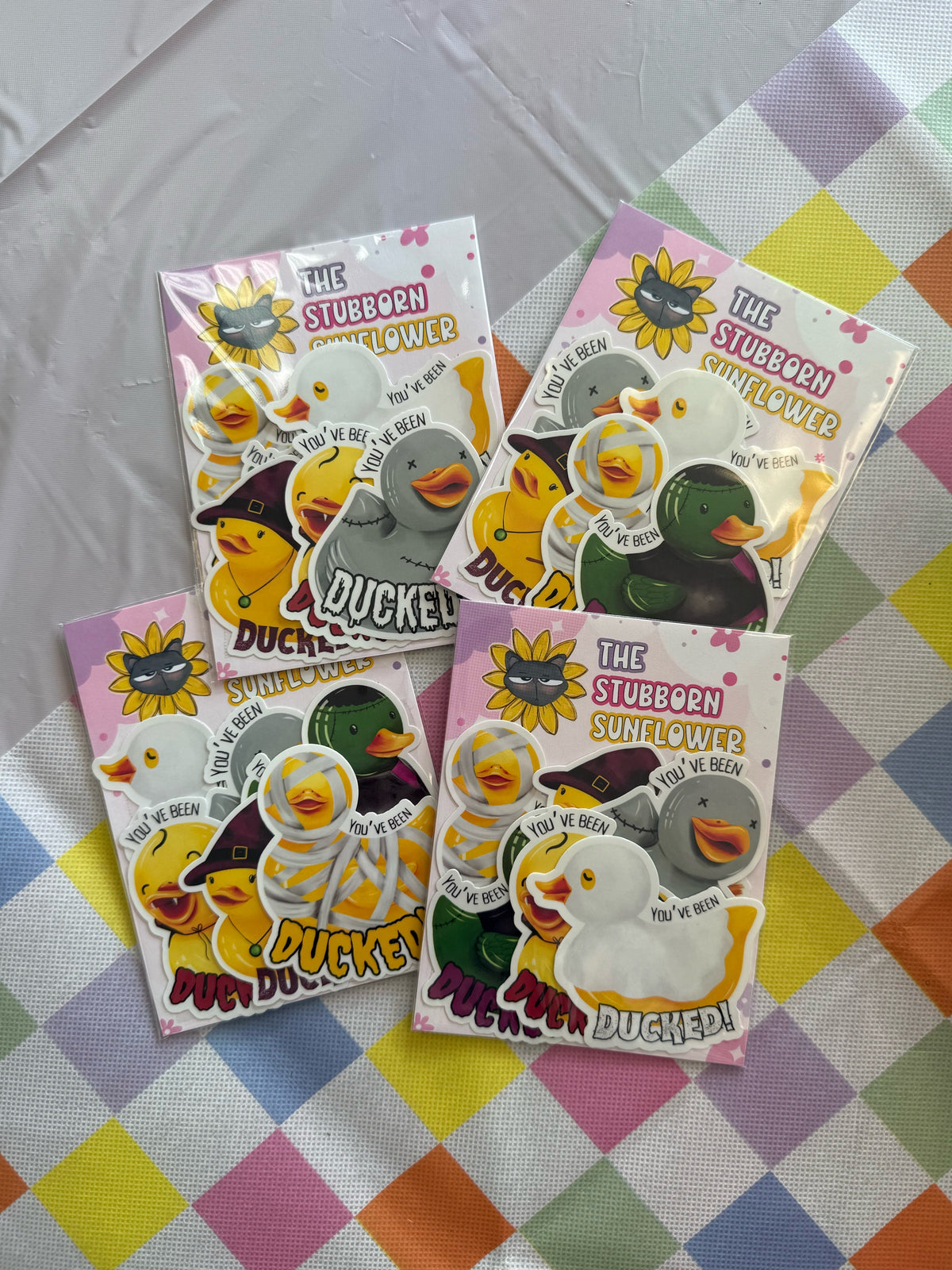 You’ve Been Ducked Sticker Pack | Spooky Edition