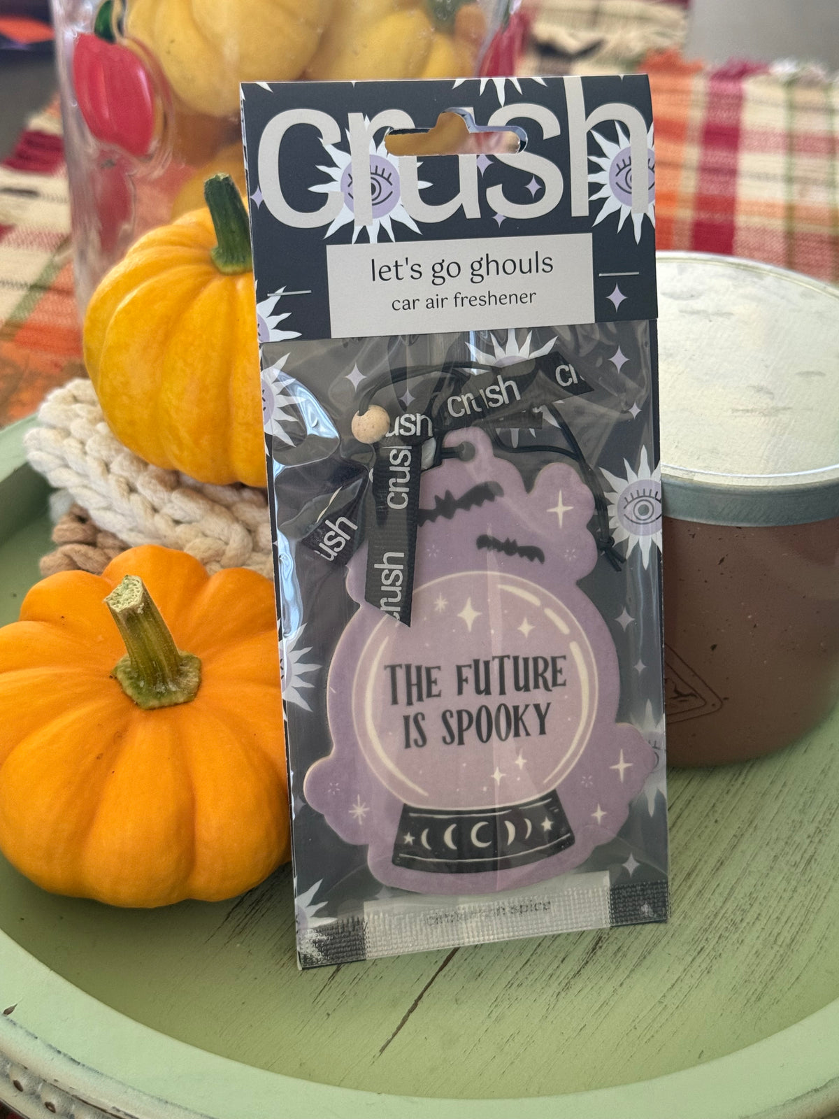The Future Is Spooky Car Air Freshener | Cinnamon Spice