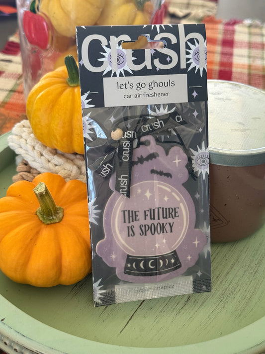 The Future Is Spooky Car Air Freshener | Cinnamon Spice