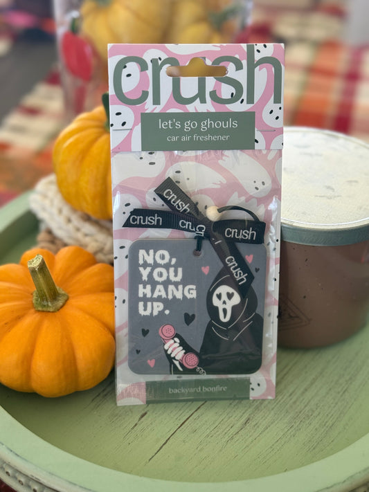 No You Hang Up Car Air Freshener | Backyard Bonfires
